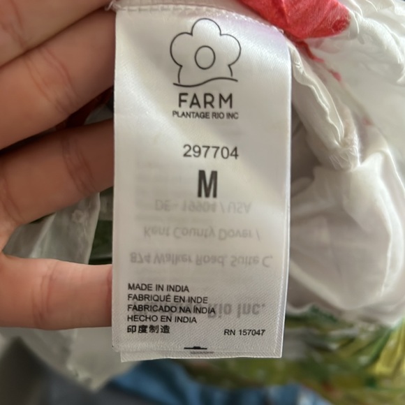 Farm Rio Mixed Prints Layered Tiered Floral Dress - Picture 11 of 12